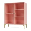 Montana Kaapit & Vitriinit^Ripple II vitriinikaappi 69,6x82,2x30 cm, Ruby-jalat brass