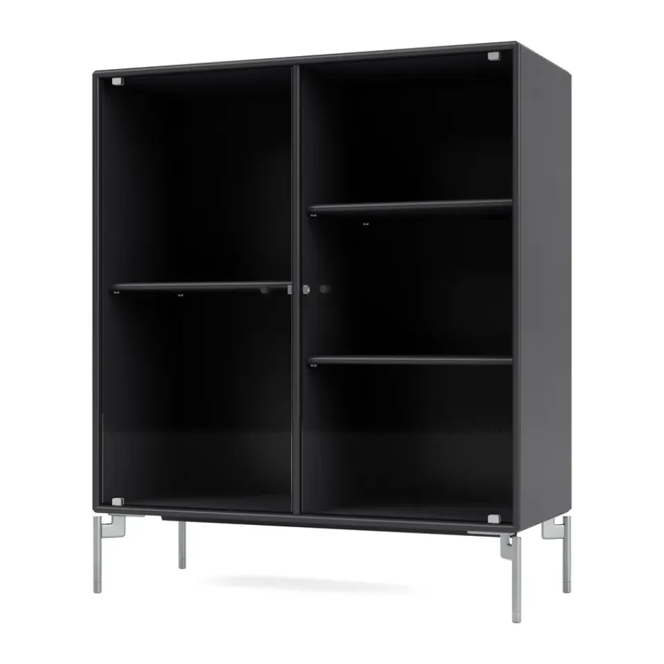 Montana Kaapit & Vitriinit^Ripple II vitriinikaappi 69,6x82,2x30 cm, Anthracite-jalat chrome