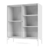 Montana Kaapit & Vitriinit^Ripple II vitriinikaappi 69,6x82,2x30 cm, Snow-jalat snow