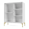 Montana Kaapit & Vitriinit^Ripple II vitriinikaappi 69,6x82,2x30 cm, NewWhite-jalat brass