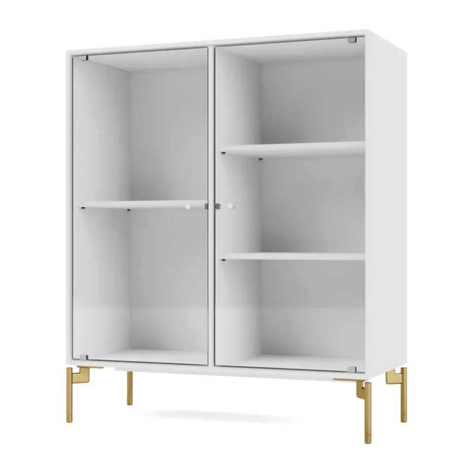 Montana Kaapit & Vitriinit^Ripple II vitriinikaappi 69,6x82,2x30 cm, NewWhite-jalat brass