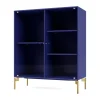 Montana Kaapit & Vitriinit^Ripple II vitriinikaappi 69,6x82,2x30 cm, Monarch-jalat brass