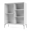 Montana Kaapit & Vitriinit^Ripple II vitriinikaappi 69,6x82,2x30 cm, Snow-jalat chrome