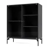Montana Kaapit & Vitriinit^Ripple II vitriinikaappi 69,6x82,2x30 cm, Anthracite-jalat black