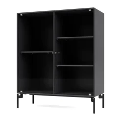Montana Kaapit & Vitriinit^Ripple II vitriinikaappi 69,6x82,2x30 cm, Anthracite-jalat black