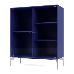 Montana Kaapit & Vitriinit^Ripple II vitriinikaappi 69,6x82,2x30 cm, Monarch-jalat chrome
