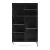 Montana Kaapit & Vitriinit^Ripple III vitriinikaappi 69,6x117,6x38 cm, Anthracite-jalat chrome