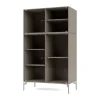 Montana Kaapit & Vitriinit^Ripple III vitriinikaappi 69,6x117,6x38 cm, Truffle-jalat chrome
