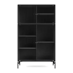 Montana Kaapit & Vitriinit^Ripple III vitriinikaappi 69,6x117,6x38 cm, Anthracite-jalat black
