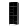 Montana Kaapit & Vitriinit^Ripple IV vitriinikaappi 69,6x187,2x38 cm, Anthracite-jalat chrome