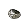 Hein Studio Koukut & Vaateripustimet^Ripple nro 01 pieni nuppi, Chrome