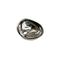 Hein Studio Koukut & Vaateripustimet^Ripple nro 01 pieni nuppi, Chrome
