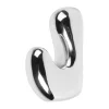 Broste Copenhagen Koukut & Vaateripustimet^Roberta koukku 10x6 cm, Silver finish