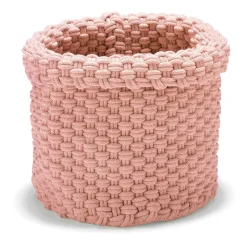 Etol Design Säilytyskorit^Rope säilytyskori, suuri, Dusty pink