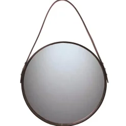 Ørskov Pyöreät Peilit|Seinäpeilit^peili ruskea, Ø 40 cm