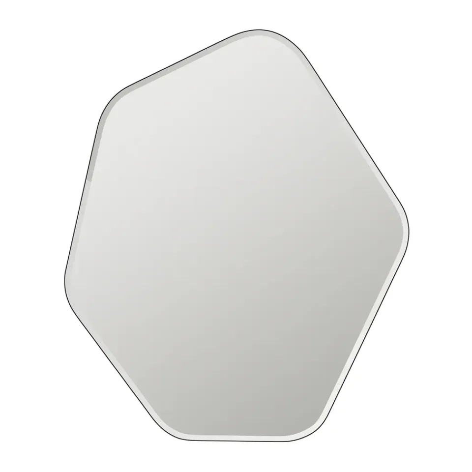 Broste Copenhagen Seinäpeilit^Ruby seinäpeili 60x50 cm, Clear-black