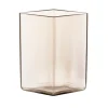 Iittala Maljakot^Ruutu maljakko 11,5x14 cm, Pellava