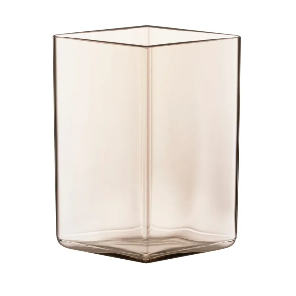 Iittala Maljakot^Ruutu maljakko 11,5x14 cm, Pellava