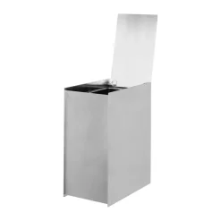 Ferm Living Poljinämpärit^Sama roskis, Brushed stainless steel