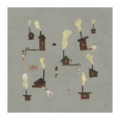 Fine Little Day Julisteet^Sauna juliste, 50 x 50 cm