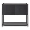Gejst Senkit & Sivupöydät^Sceene bookcase C, Mustaksi petsattu tammi