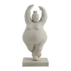 Lene Bjerre Kodinsisustusta Ja Yksityiskohtia^Serafina koriste nainen piruetti 28 cm, Grey