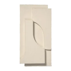 Kristina Dam Studio Seinäkoristeet^Serif Relief seinäkoriste S, Off white