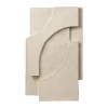 Kristina Dam Studio Seinäkoristeet^Serif Relief seinäkoriste M, Off white