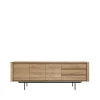 Ethnicraft Senkit & Sivupöydät^Shadow sideboard, Tammi-Wax oil 3 ovea 3 laatikkoa