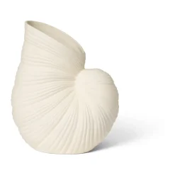 Ferm Living Maljakot^Shell maljakko, Off white