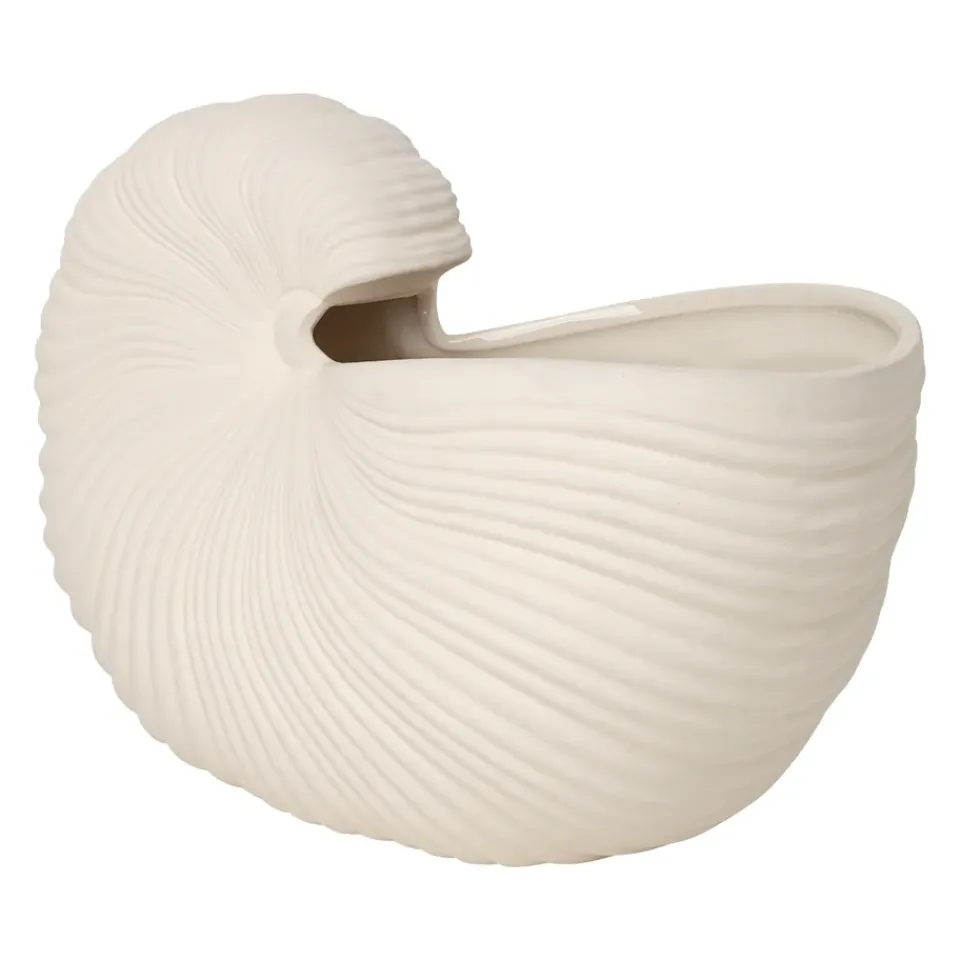 Ferm Living Ruukut^Shell ruukku, Off white