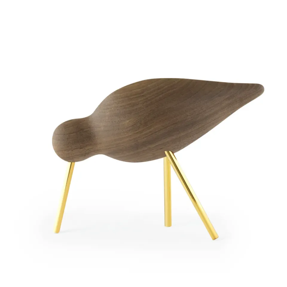 Normann Copenhagen Puuhahmot^Shorebird saksanpähkinä-messinki, Keskikokoinen
