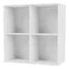 Montana Hyllyt & Hyllyjärjestelmät^SHOW hylly 69,6x69,6 cm sis. ripustuskiskon, New white