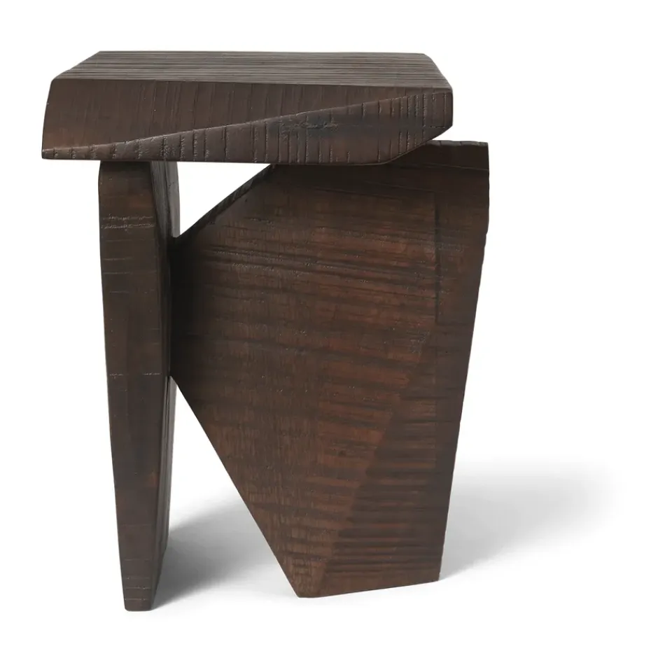 Ferm Living Kodinsisustusta Ja Yksityiskohtia^Silva Piece koriste, Dark stained mango wood