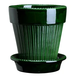 Bergs Potter Ruukut^Simona ruukku lasitettu Ø16 cm, Vihreä