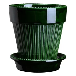 Bergs Potter Ruukut^Simona ruukku lasitettu Ø 12 cm, Green