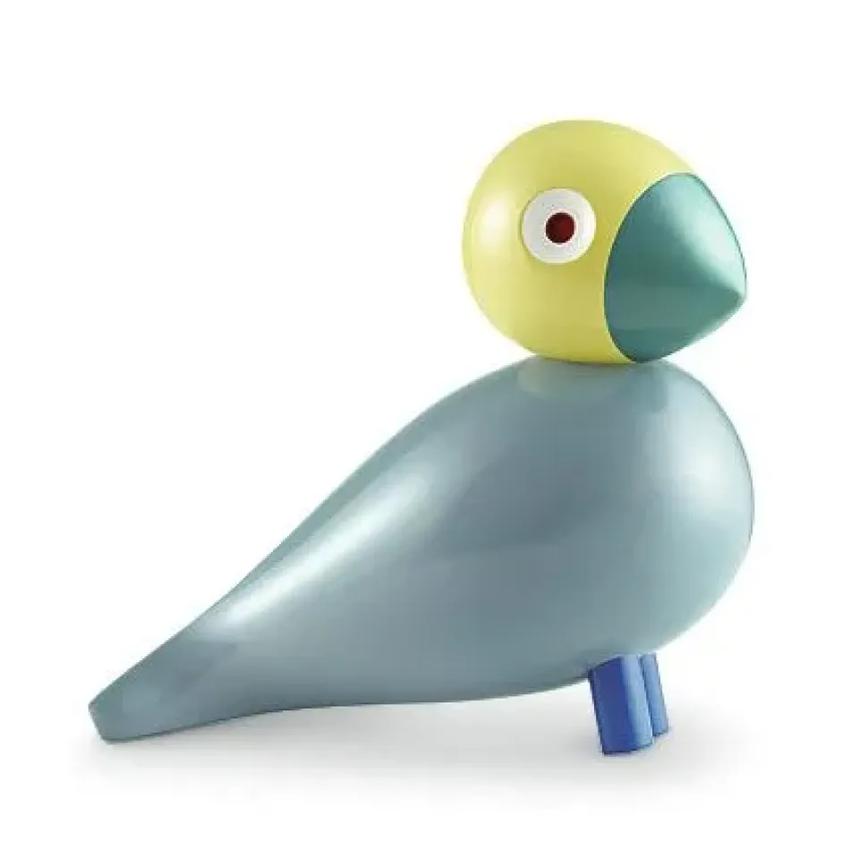 Kay Bojesen Denmark Lastenhuoneen Sisustus|Lastenhuoneen Sisustus^Song Bird Sunshine puulintu, Turkoosi