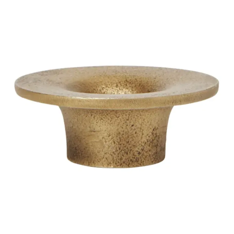 Ferm Living Kynttilänjalat & Kyntteliköt^Soothe kynttilänjalka Ø8 cm, Messinkipinta