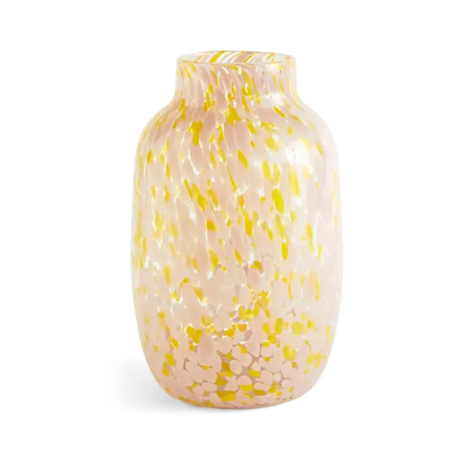 HAY Maljakot^Splash Round -maljakko L, 30 cm Light pink-yellow