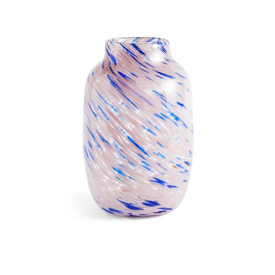 HAY Maljakot^Splash Round -maljakko L, 30 cm Light pink-blue