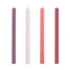 HAY Kynttilät^Square Candle kynttilä mix 4-pack, Reds-bordeaux.