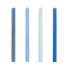HAY Kynttilät^Square Candle kynttilä mix 4-pack, Blues