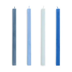 HAY Kynttilät^Square Candle kynttilä mix 4-pack, Blues