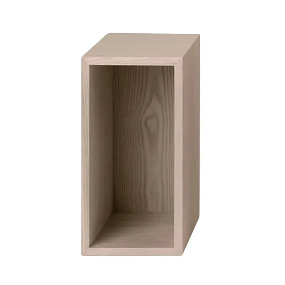 Muuto Hyllyt & Hyllyjärjestelmät^Stacked 2.0 hyllyjärjestelmä taustalevyllä, small, tammi