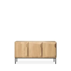 Ethnicraft Senkit & Sivupöydät^Stairs sideboard 3 ovea, Tammi 150 x 80 x 46 cm