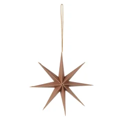 Broste Copenhagen Joulukoristeet^Star paperitähti Ø15 cm, Indian tan