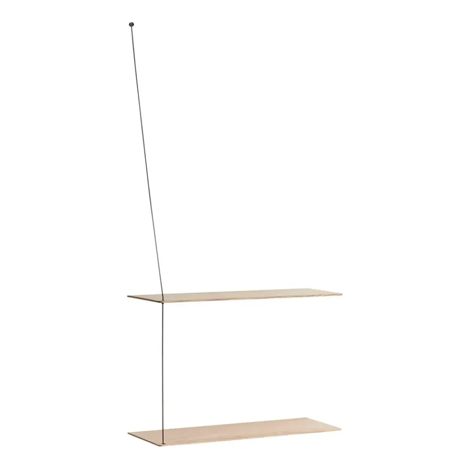 Woud Hyllyt & Hyllyjärjestelmät^Stedge hylly 60 cm, Valkopigmentoitu tammi
