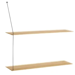 Woud Hyllyt & Hyllyjärjestelmät^Stedge hylly 80 cm, Valkopigmentoitu tammi