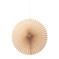 Broste Copenhagen Joulukoristeet|Kodinsisustusta Ja Yksityiskohtia^Stella rosetti adventtitähti L Ø60 cm, Natural-pompeian red