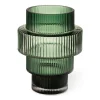 POLSPOTTEN Kynttilänjalat & Kyntteliköt^Steps kynttilälyhty Ø 12 cm, Dark green